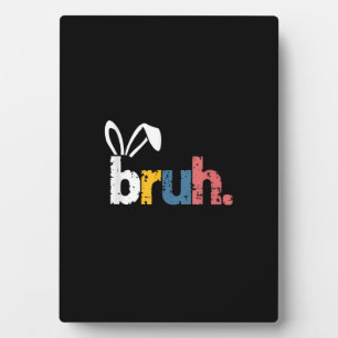 Bruh Oaster Bunny Niedlich Meme for Kids _5 Fotoplatte
