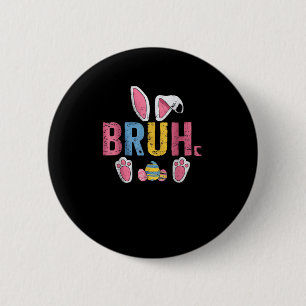 Bruh Oaster Bunny Niedlich Meme for Kids _7 Button
