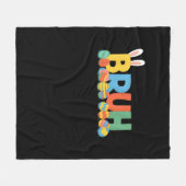 Bruh Oaster Bunny Niedlich Meme for Kids _9 Fleecedecke (Vorderseite (Horizontal))
