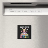 Bruh Oaster Day Funny Rabbit Bunny Happy Oaster Tr Magnet (In Situ (Geschirrspüler))