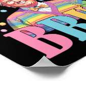 Bruh Oaster Day Funny Rabbit Bunny Happy Oaster Tr Poster (Ecke)