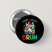Bruh Oaster Eggs Teens Jungs Kinder Ostern Bunny E Button (Vorne & Hinten)