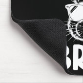 Bruh Oster Day Funny Rabbit Bunny Face Gles Easte Mousepad (Ecke)