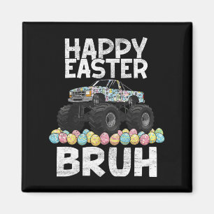Bruh Ostertag Rabbit Bunny Happy Ostermonster Magnet
