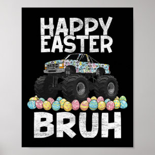 Bruh Ostertag Rabbit Bunny Happy Ostermonster Poster