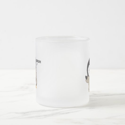Bruh Penguin - Tipsy Mattglastasse (Mittel)