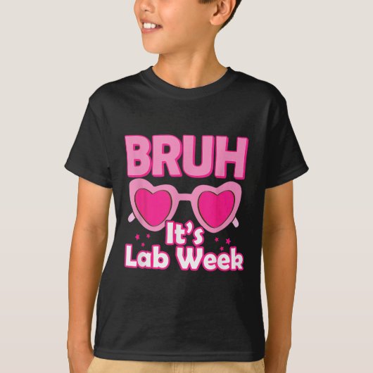 Bruh Pink Labrador Week 2024 Medical Labrador Scie T-Shirt (Vorderseite)