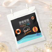 Bruh Pool Party Birthday Geschenktütchen (Ausgeschnitten)