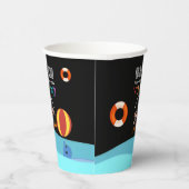 Bruh Pool Party Birthday  Pappbecher (Rechts)