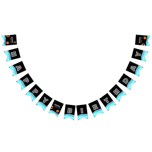 Bruh Pool Party Birthday Wimpelkette (Alle)