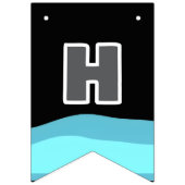 Bruh Pool Party Birthday Wimpelkette (Zweite Fahne)