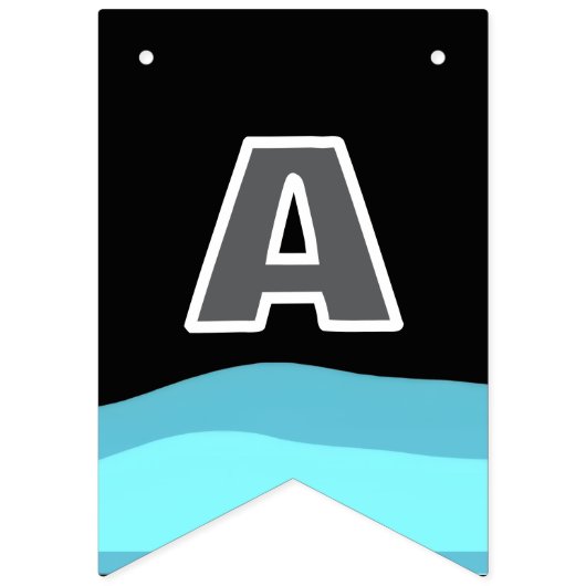 Bruh Pool Party Birthday Wimpelkette (Dritte Fahne)