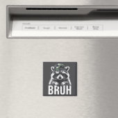 Bruh Raccoon Trash Racoon Camo Hat Youth Teens Kid Magnet (In Situ (Geschirrspüler))