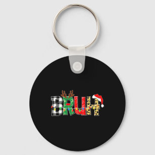 Bruh Rudolph Reindeer Christmas Pajamas Holiday Xm Schlüsselanhänger