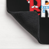 Bruh Santa Snowman Elf Reindeer Merry Christmas Xm Mousepad (Ecke)