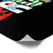 Bruh Santa Snowman Elf Reindeer Merry Christmas Xm Poster (Ecke)
