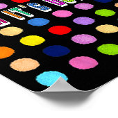 Bruh sein Dot Day Happy Dot Day farbenfrohe Dot Ki Poster (Ecke)