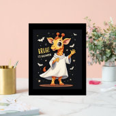 Bruh sein Halloween Funny Dabbing Ghost Giraffe Lo Acrylschild (Hochzeit)