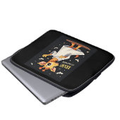 Bruh sein Halloween Funny Dabbing Ghost Giraffe Lo Laptopschutzhülle (Vorne Knopf)