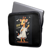 Bruh sein Halloween Funny Dabbing Ghost Giraffe Lo Laptopschutzhülle (Vorderseite Links)