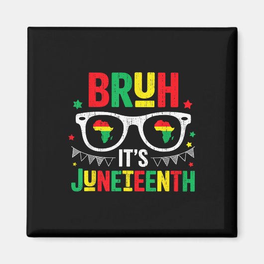 Bruh Seine Freiheit im Juni 19. Juni 1865 Afrika Magnet (Vorne)