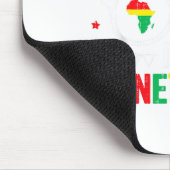 Bruh Seine Freiheit im Juni 19. Juni 1865 Afrika Mousepad (Ecke)