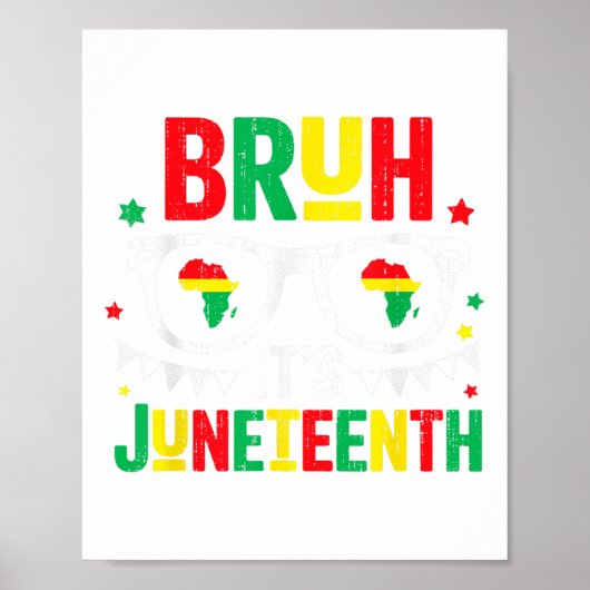 Bruh Seine Freiheit im Juni 19. Juni 1865 Afrika Poster (Vorne)