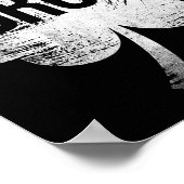 Bruh Shamrock Lustiger St. Patrick's Day Männer Fr Poster (Ecke)