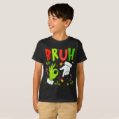 Bruh Six Seven Meme Christmas 67 Bruh Christmas 6 T-Shirt (Vorne ganz)