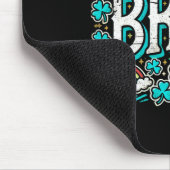 Bruh St Patricks Day Boys St Pats Bruh Meme 2 Mousepad (Ecke)