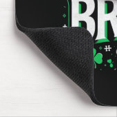 Bruh St Patricks Day Boys St Pats Bruh Meme 3 Mousepad (Ecke)