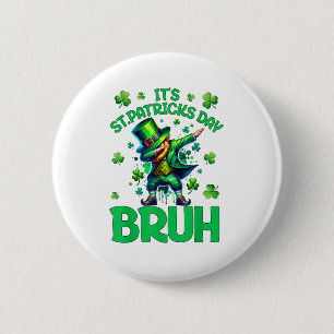 Bruh St. Patrick's Day Button