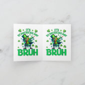 Bruh St. Patrick's Day Feiertagskarte (Innenseite)