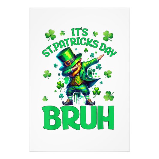 Bruh St. Patrick's Day Fotodruck (Vorne)