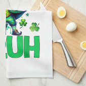 Bruh St. Patrick's Day Geschirrtuch (Viertel Falte)