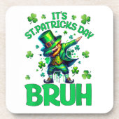 Bruh St. Patrick's Day Getränkeuntersetzer (Vorderseite)
