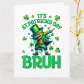 Bruh St. Patrick's Day Karte (Gelbe Blume)