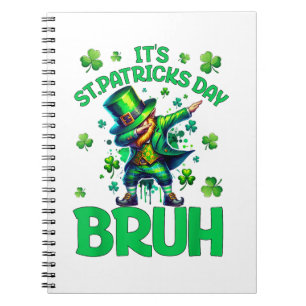 Bruh St. Patrick's Day Notizblock