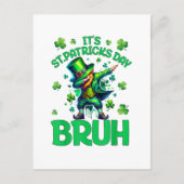 Bruh St. Patrick's Day Postkarte (Vorderseite)