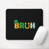 Bruh St. Patricks Day Shirt Kinder Jugendliche Jun Mousepad (Mit Mouse)