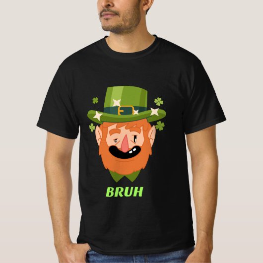 BRUH St. Patrick's Day T-Shirt (Vorderseite)