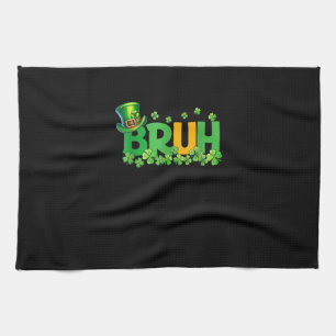 Bruh St Patrick's Day Teens Boys Kids Funny Gift T Geschirrtuch
