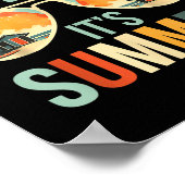 Bruh Summer Funny Sprichwort Meme Bro Summer Vacat Poster (Ecke)