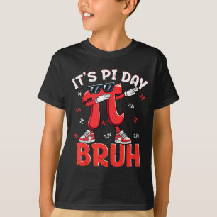 Bruh Tag 3.14 lustiger Dabbing-Tag Mathematik-Lehr T-Shirt