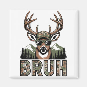 Bruh-Tarnung Hirschjagd-Tarnung-Elch-Bock-Lustig-J Magnet