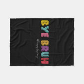 Bruh Teachers Hallo Sommer letzten Schultag Hish Fleecedecke (Vorderseite (Horizontal))