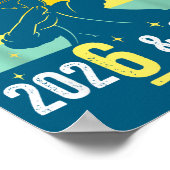 Bruh The Next Two Years Are 6 7 Happy New Year 202 Poster (Ecke)