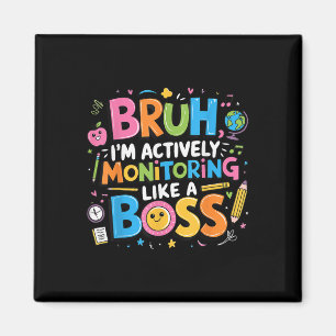 Bruh überwacht aktiv wie ein Boss, testet S Magnet