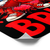 Bruh Valentines Day Boys Kids Funny Heart Valentin Poster (Ecke)