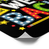 Bruh We Back 5th Grade Funny Zurück zur Schule Kin Poster (Ecke)